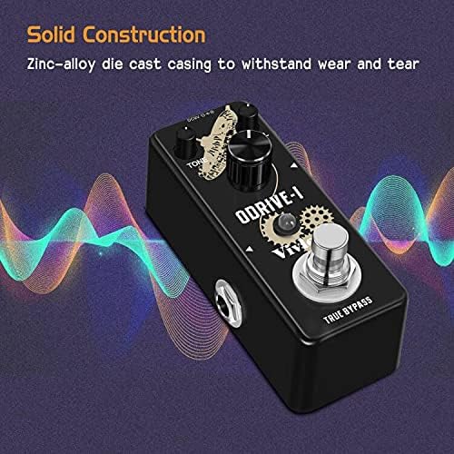 Vivlex LEF302A Blues Overdrive Guitar Effects Pedal Mini Analog