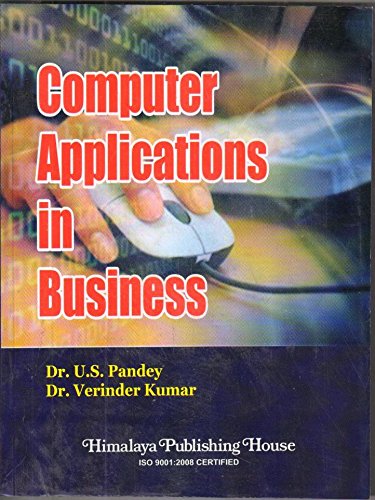 Buy COMPUTER APPLICATION IN BUSINESS Book Online at Low Prices in India ...