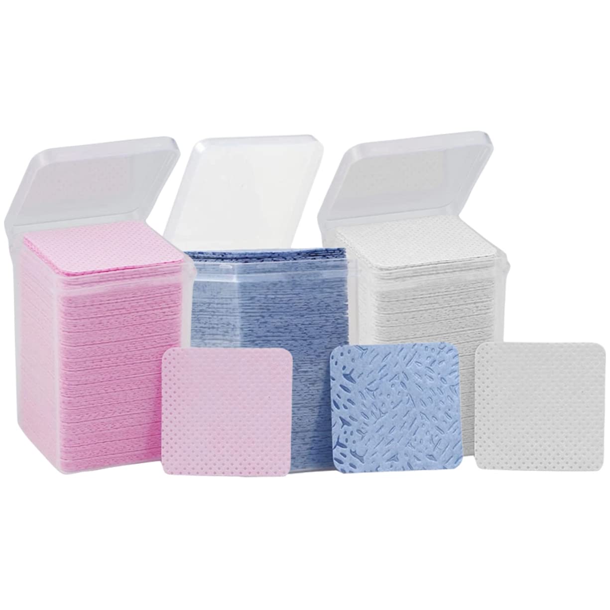 Didiseaon Eyelash Extension Cleaning Pads 600 Sheets Nonwoven for Removal Nail Art Gel