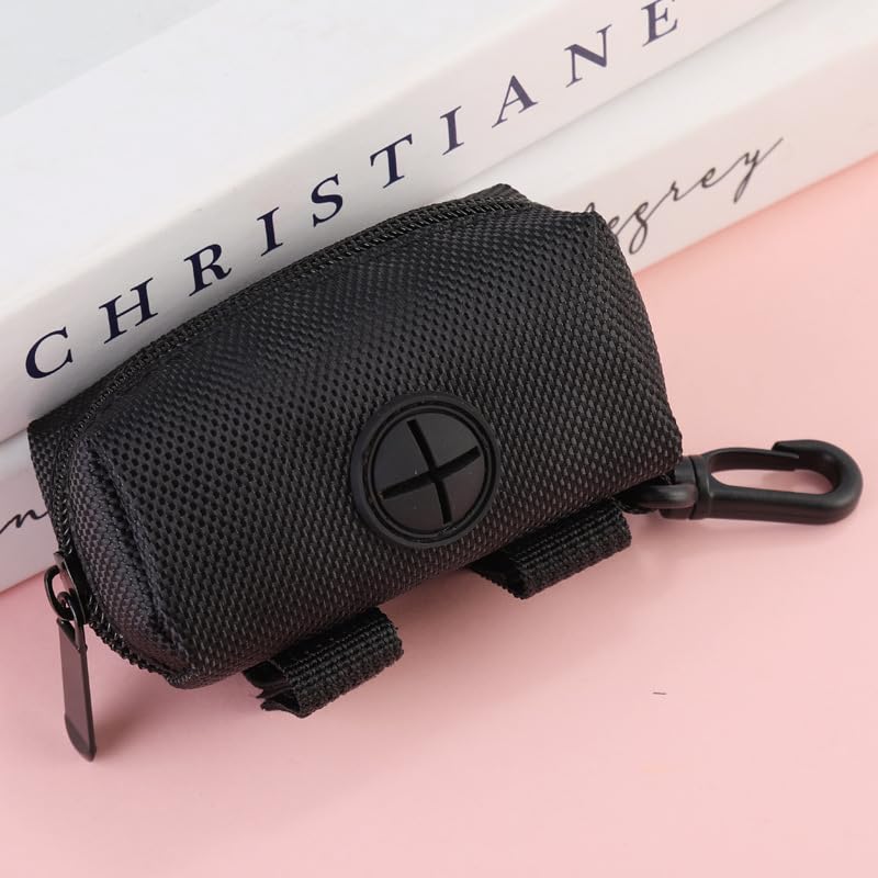 Image of Black Dog Poop Pickup Bag Dispenser Convenient Pet Waste Bag Dispenser for Dog Pooper Pet Outdoor Walking Poop Bag Holder for Outdoor Activity，Pooper Scoopers