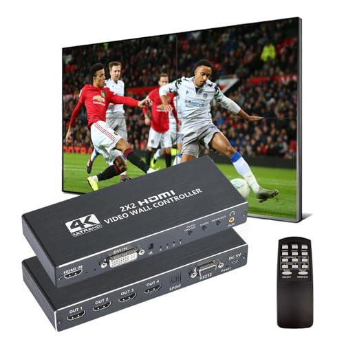 GGrozza 4K 2×2 Video Wall Controller
