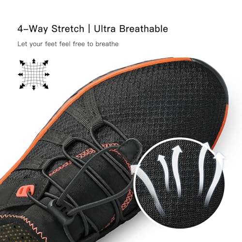 Kricely Water Shoes Men Quick Dry Aqua Shoes Swim Shoes for Men Non-Slip Beach Shoes Outdoor for Surfing4