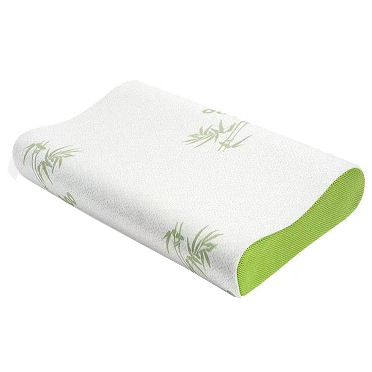 Lions Multicoloured Counter Bamboo Pillow - Premium Memory Foam Pillows For Neck And Shoulder Pain - Anti Allergy Side Sleeper Orthopedic Neck Pillow Head Back Support (40X60cm)