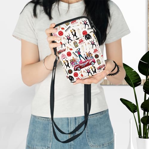 LEVLO Grease Musical Crossbody Bag Danny & Sandy Fans Gift Broadway Grease Shoulder Bag Grease Theatre Merch3