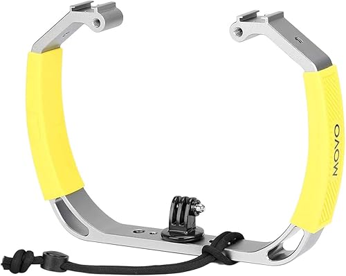 Miniatura 29 de Movo GB-U70 Equipo de buceo submarino para GoPro Hero con soportes de zapata fría, correa de muñeca - Funciona con HERO3, HERO4, HERO5, HERO6