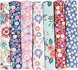 Gorsmoon 7er Set Baumwollstoff 50x50cm – V