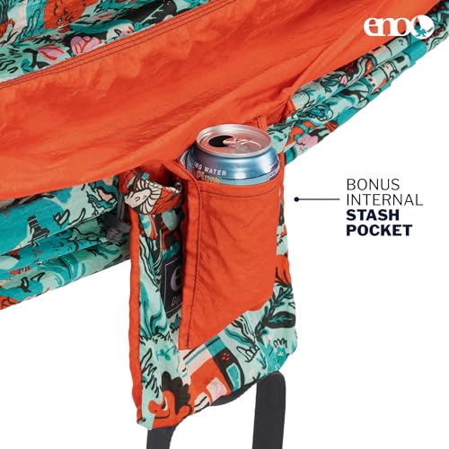Image of ENO, Eagles Nest Outfitters DoubleNest Lightweight Camping Hammock, 1 to 2 Person, Special Edition Colors, ATC
