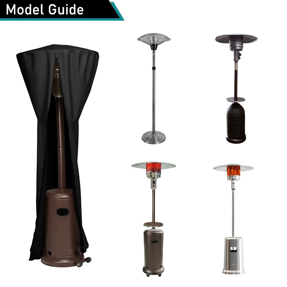 Pyramid Torch Patio Heater Cover, Heavy Duty Full Coverage Waterproof