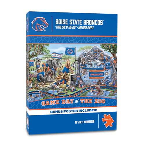 Image of YouTheFan NCAA Boise State Broncos inchGame Day At The Zoo inch 500 Puzzle