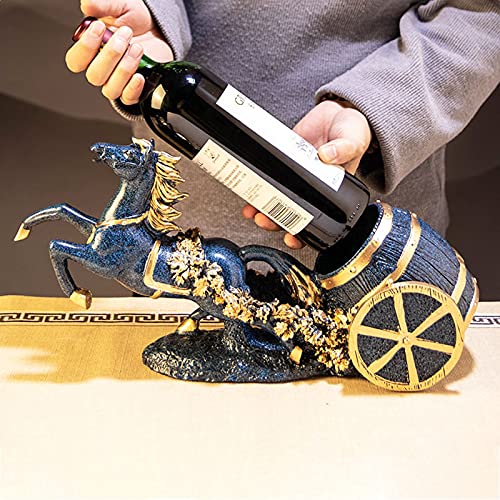 Soporte para botellas de vino estilo europeo en resina miniatura 6