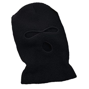 3 Hole Knitted Full Face Cover Mask Neck Warmer Winter
