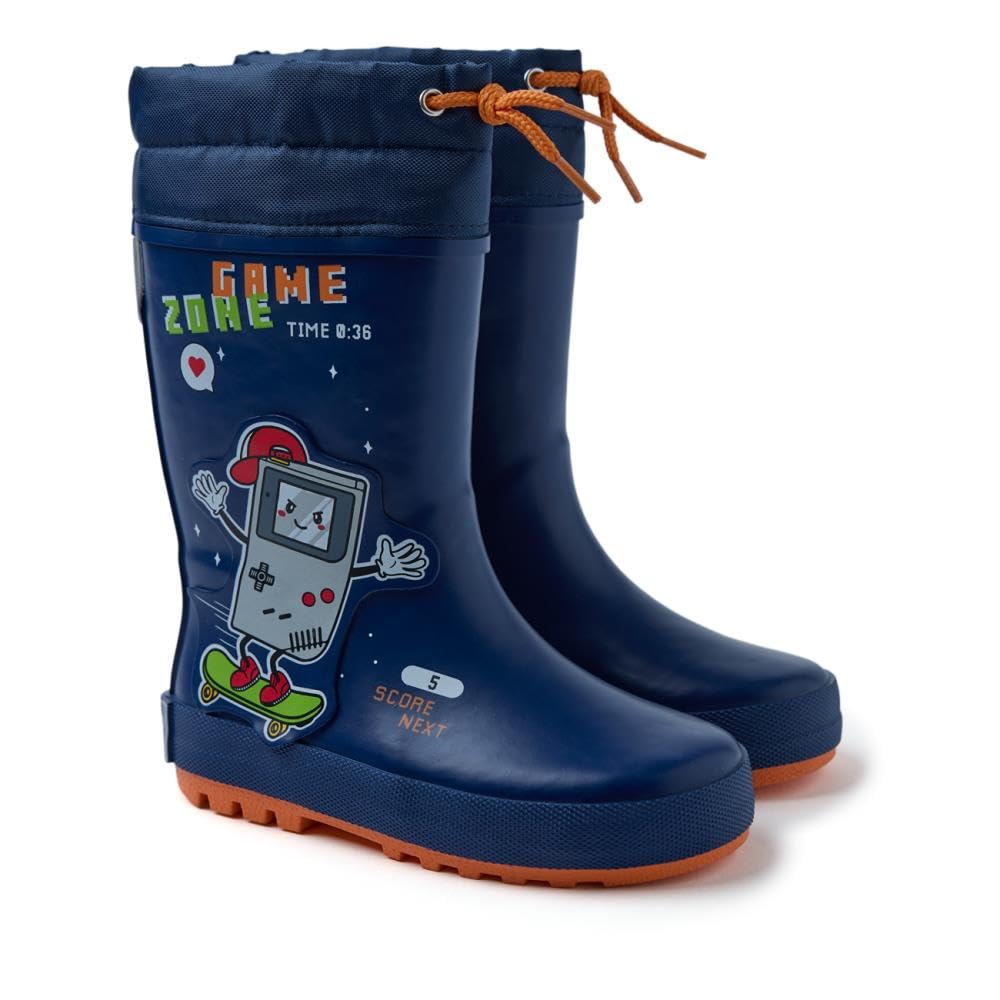 GIOSEPPO Boy's Alanson Rain Boot, Navy, 9.5 UK Child