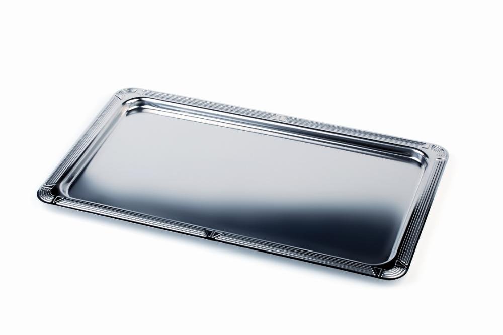APS 11000 PROFI LINE GN 1/1 récipient en acier inoxydable, 53 x 32,5 x 1,5 cm, avec bord décoratif