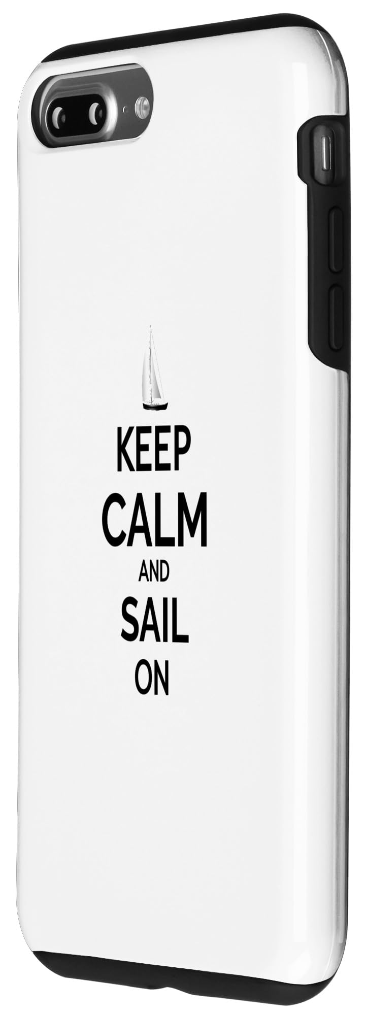 iPhone 7 Plus/8 Plus KEEP CALM AND SAIL ON Case - Image 2