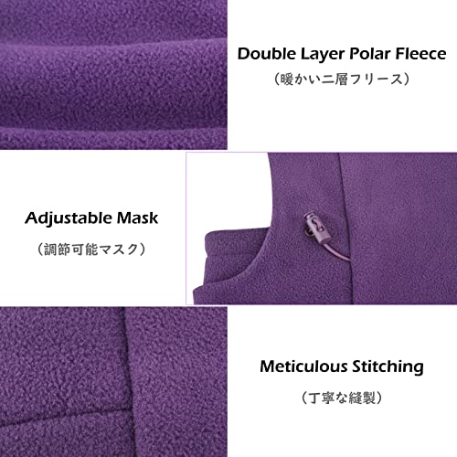 Image of TRIWONDER Kids Winter Hats Balaclava Ski Mask for Boys Girls Toddlers Windproof Adjustable Cold Weather Face Mask Neck Warmer