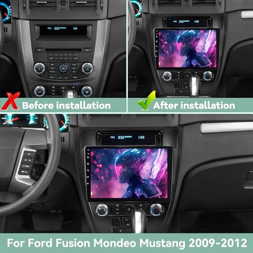 Radio Android táctil 9 pulgadas para Ford Fusion 2009-2012 miniatura 2