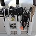 Wall Mounted Fishing Rod Holders Tubes Links Fishing Rod Holder Rack Rests (3-Pole-White)