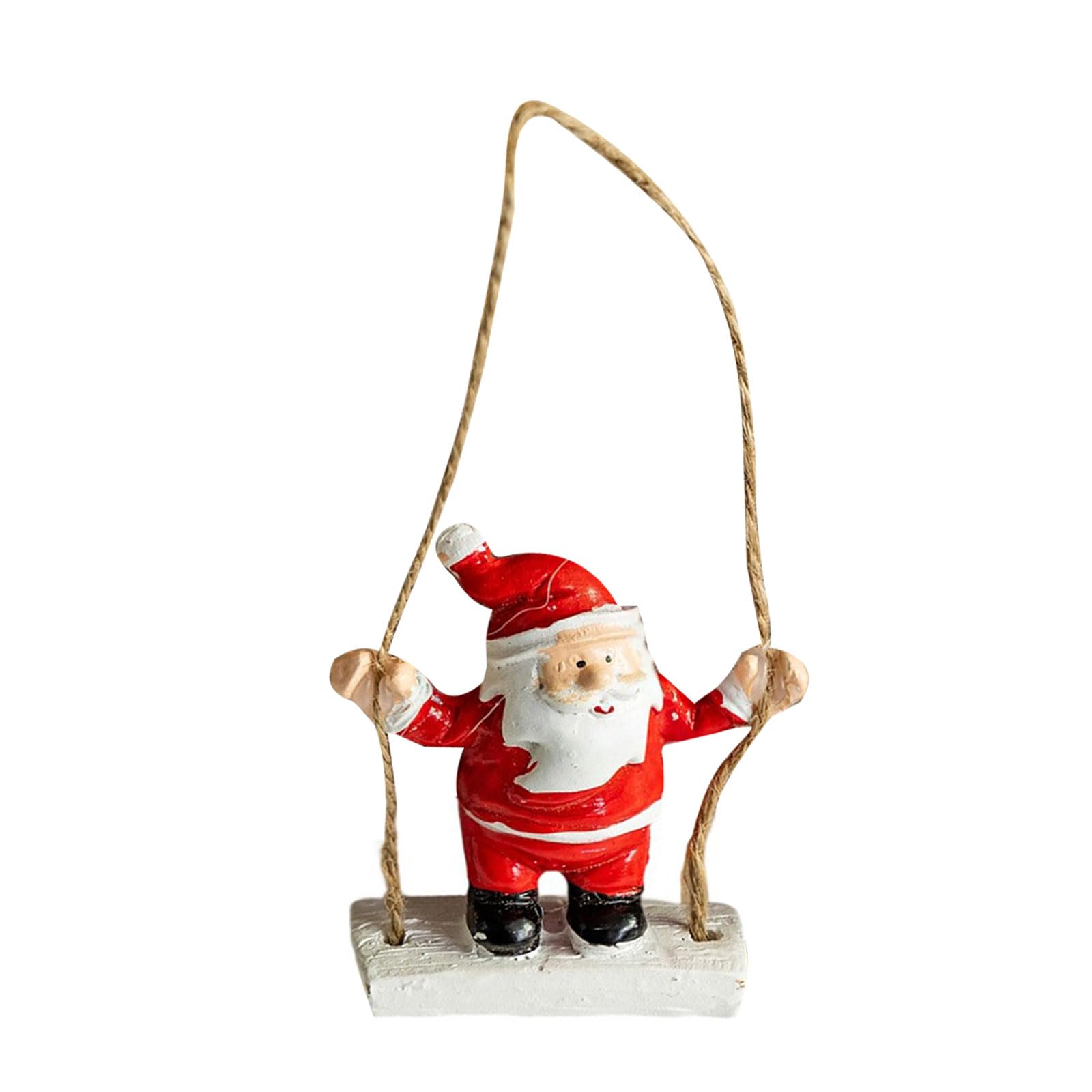 Xjdzineq Santa Reindeer Ornament Sturdy Hanging Swing Decor for Christmas Tree, Holiday Festival User Friendly Christmas Hanging Decors