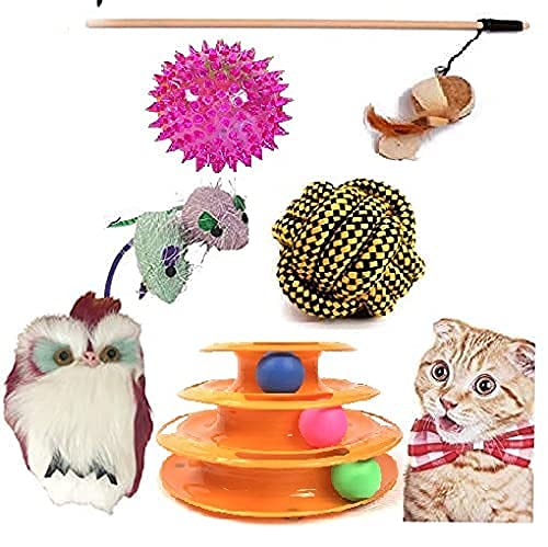 See full amazon price history chart for SR VISION 6 in 1 Cat Toys Kitten Toys Premium Combo - Cat Tumbler|Tower of Track|Cat Stick|Sisal Ball|Plush Mouse Toy|LED Ball Toy (Combo of 6) SR VISION 6 in 1 Cat Toys Kitten Toys Premium Combo - Cat Tumbler|Tower of Track|Cat Stick|Sisal Ball|Plush Mouse Toy|LED Ball Toy (Combo of 6) (B09S3HYJR5) Amazon Price History, Amazon Price Tracker