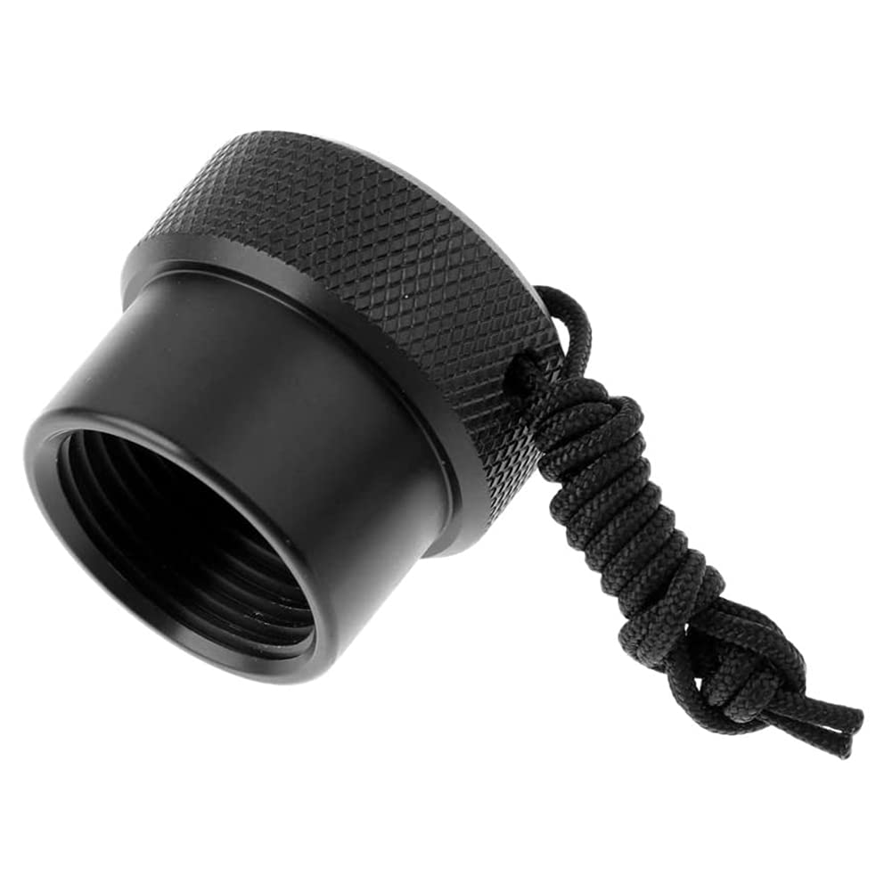 BGFAVCV 4 PCS Scuba Diving Female Din Regulator 1St First Stage Dust Cap Snorkeling DIN Tank Valve Plug, Black - Image 3