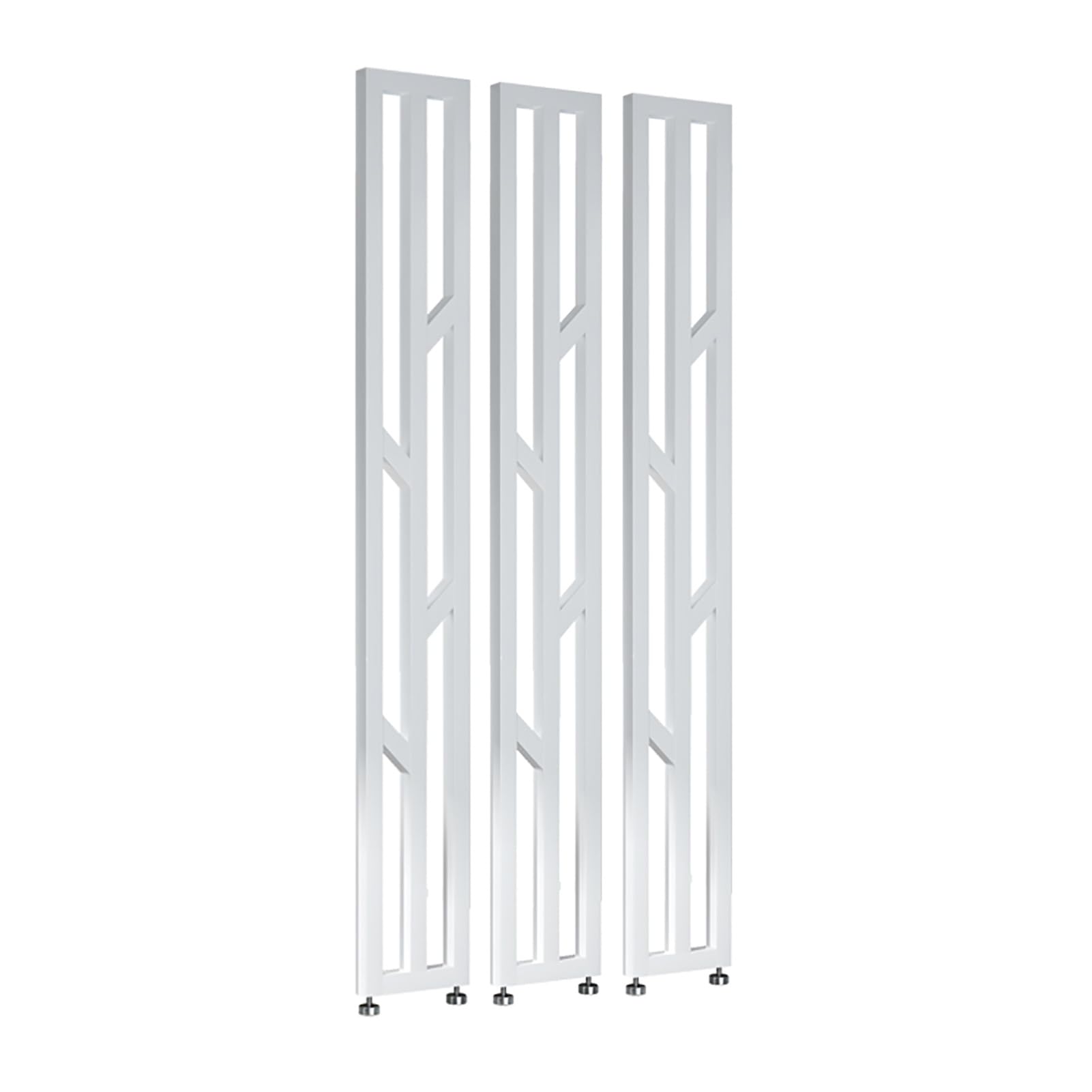Séparateur d'espace blanc d'hôtel de luxe et colonne architecturale