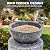 Ultym 40" Tall Outdoor Water Fountain, Dual-Layer Column Garden Fountain with Bird Feeder, Resin Soothing Cascading Waterfall Foutain for Patio, Backyard, Garden or Porch Decor