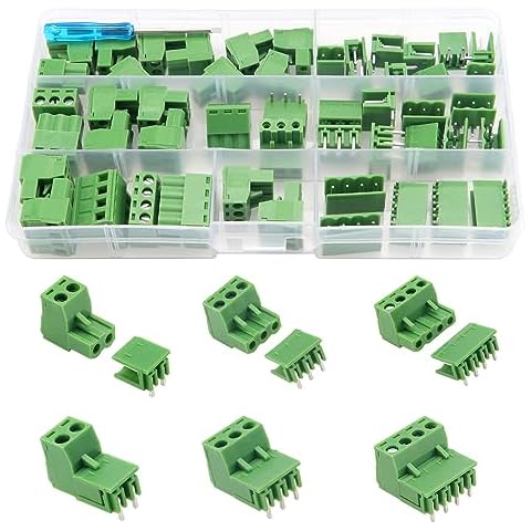 YIXISI 25 Set PCB Mount Terminal Block Connectors Cover
