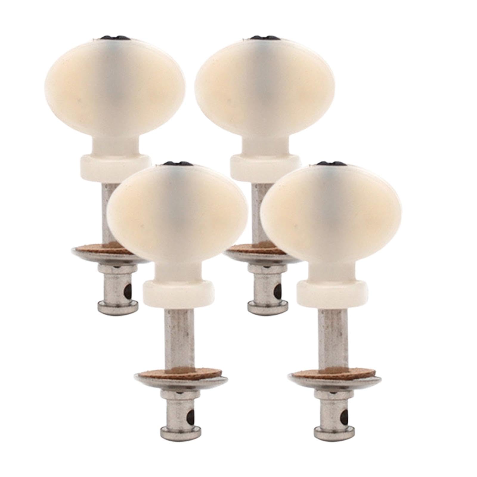 DYNWAVE 4Pcs Ukulele String Pegs Instrument Accessories Metal Replacement, Machine Head Pin for Ukulele Head for Show, Stage