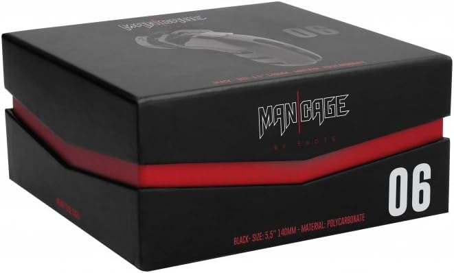 Shots - ManCage Model 06 - Chastity - 5- Cock Cage - Black