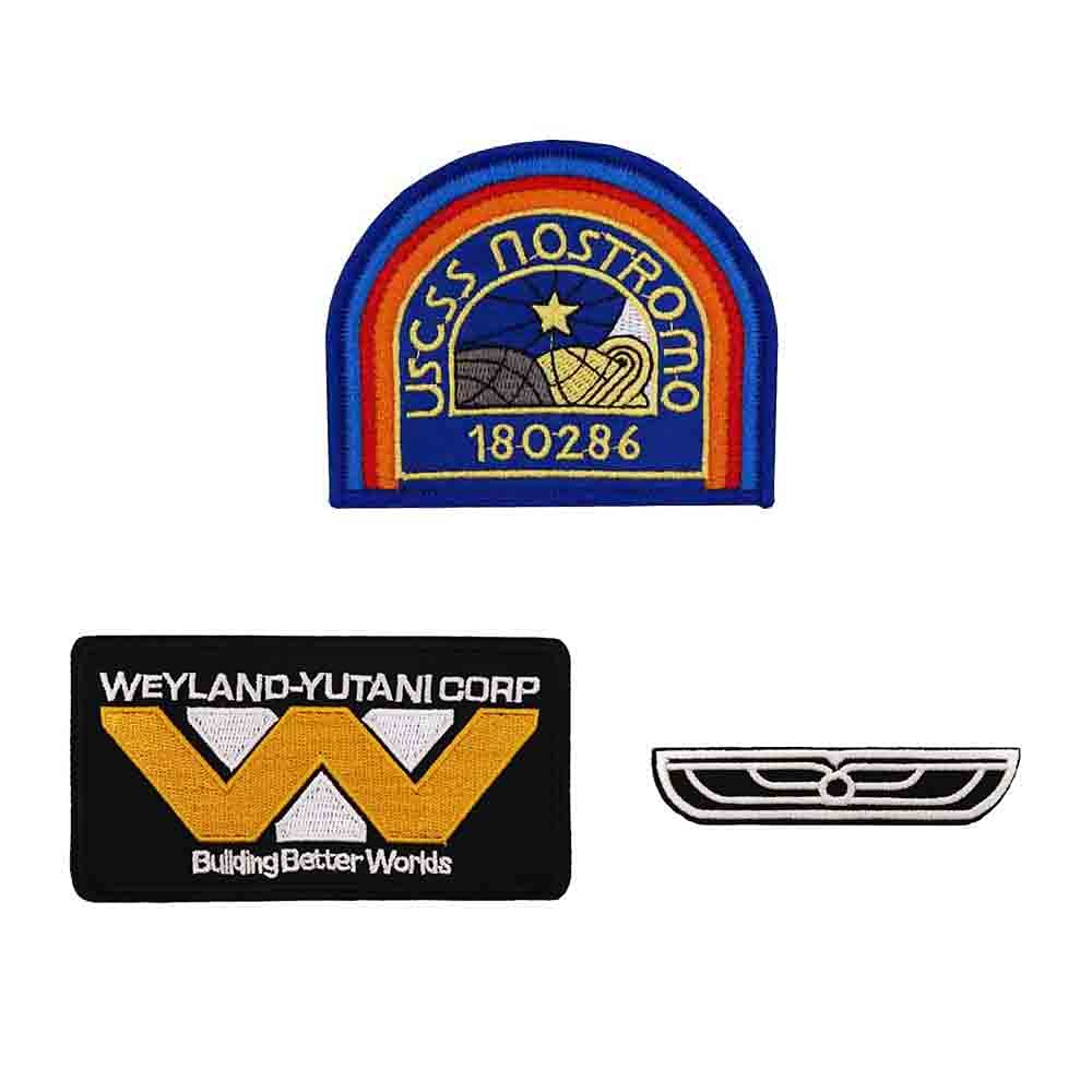USCSS NOSTROMO Embroidered Iron On Patches Halloween Costume DIY