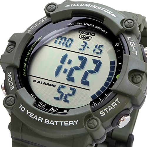 CASIO スタンダード デジタル腕時計 AE-1500WHX-3AV