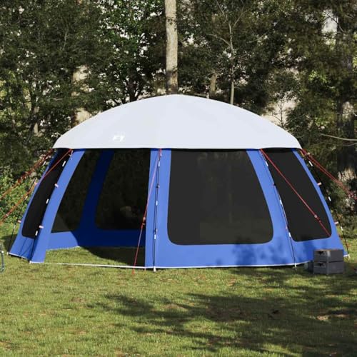 Tente de camping et tipi de piscine bleu azuré abri géant contre le soleil