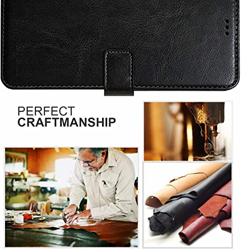 Image of Bintage Artificial Leather::Rubber Flip Cover Compatible Model for Infinix X680 / Smart 4 - Brown