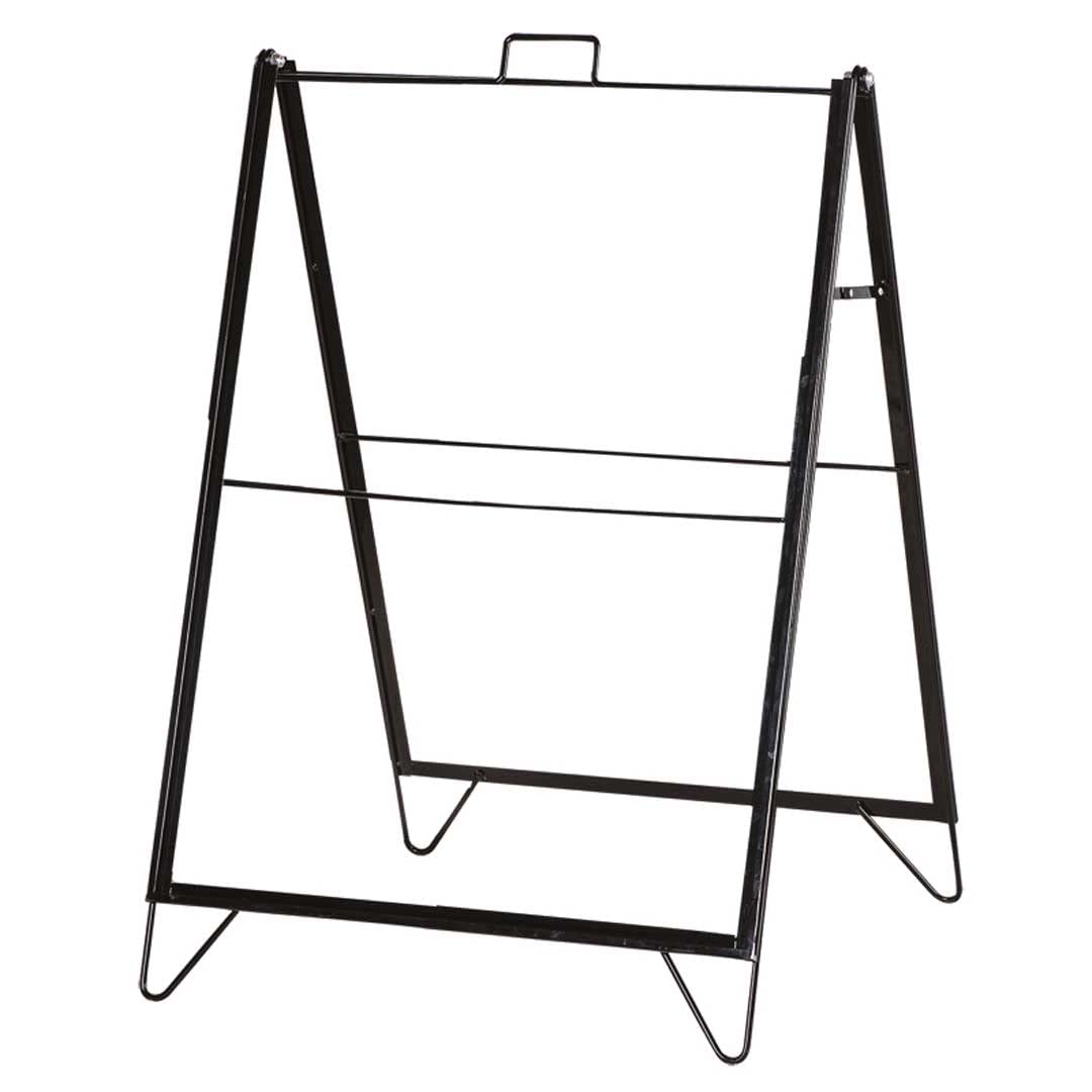 Danieli | Espositore da Terra Con Maniglia per Cartelloni Pubblicitari 60x90 cm. Supporto Bifacciale per Pannello Pubblicitario a Pavimento. Espositore per Esterni a Cavalletto per Avvisi e Poster