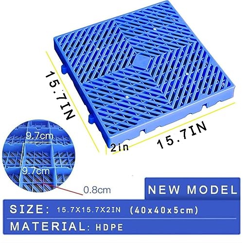 Palette en plastique imperméable pour protéger les cartons du sol