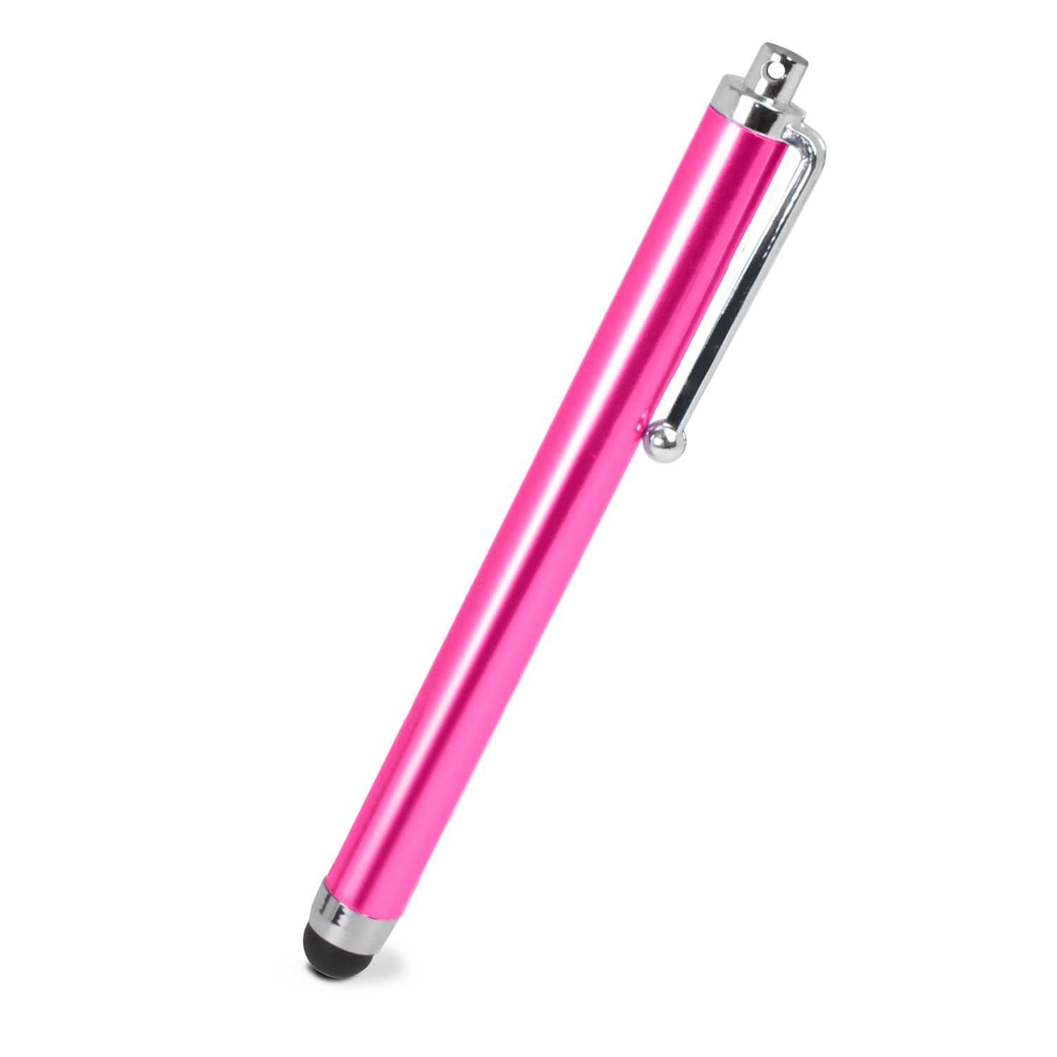 sourcing map 6pcs 2 in 1 Telefono Touch Screen Pennino Penna Stilo Resistivo In Lega di Alluminio con Resistenza Punte Capacitive Universale