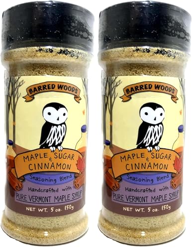 Maple Cinnamon Sugar - From Barred Woods Maple- Made With Pure Vermont Organic Maple Sugar (Pack of 2) image 4