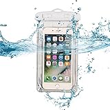 防水ケース スマホ用防水ポーチ 6インチ以下全機種対応 IPX8 高感度PVCタッチスクリーン 防水携帯ケース お風呂 潜水 水泳 温泉 アウトドアなど適用