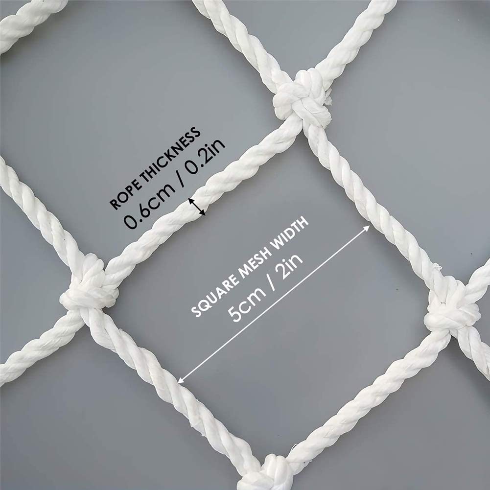 Red de Seguridad para Gatos, Redes de protección,Red Protectora anticaídas,para Mascotas,para Interiores y Exteriores, para barandillas de Malla para balcón,Ventanas,escaleras (150x300 cm, 2 Unidad)