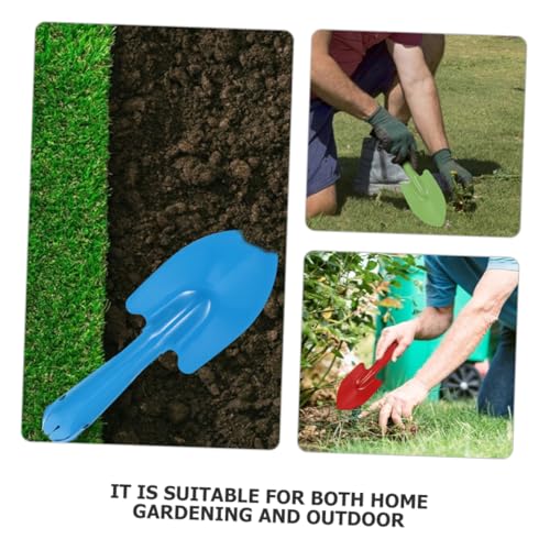 balacoo 8 piezas pala de jardinería de hierro ligera miniatura 7