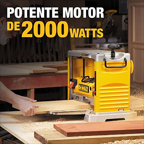 DEWALT Benchtop Planer, 15Amp, 121/2Inch, 3Knife Cutter, 20,000 RPM