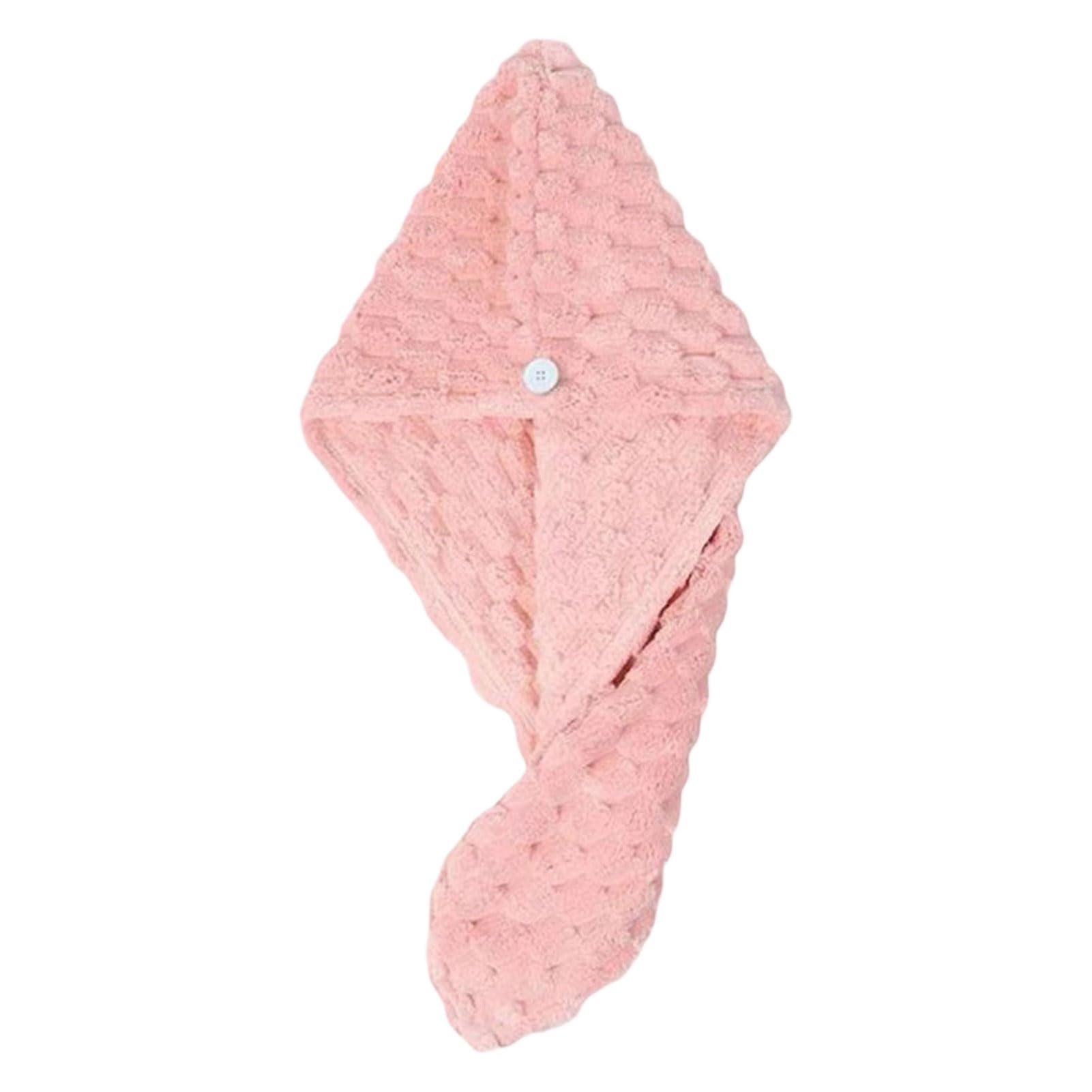bayicie Fast Drying Hair Wrap, Super Absorbent Coral Fleece Bath Turban for Long Hair, Soft Thick Hair Drying Towel for Bathing Travel