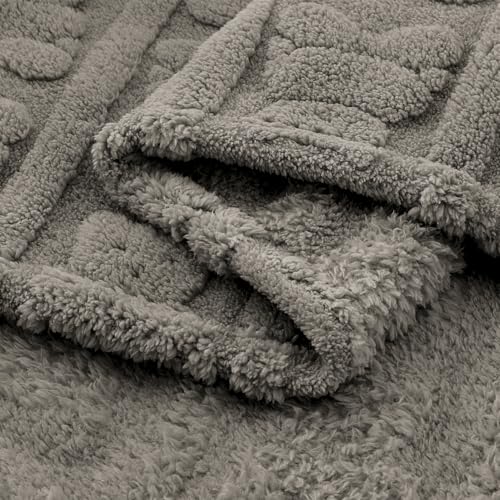 Image of CREVENT 30 inchX40 inch Cozy Soft Warm Sherpa Baby Blanket for Girls Boys, Newborn Essentials for Infant, Baby Shower Receiving Gift - Tan Bear 75X100cm