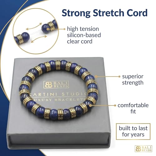 Pulsera de Lapislázuli y Oro para Hombre miniatura 5