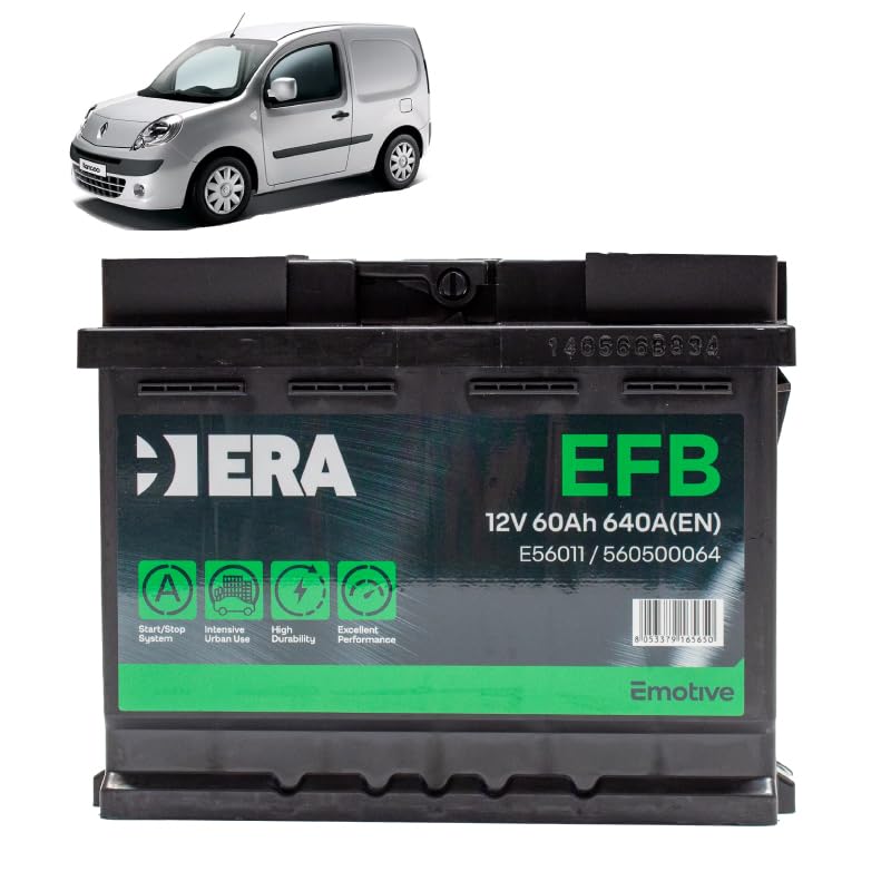 Batteria 60Ah EFB per Renault Kangoo 1.5 BlueDCi gasolio 2021+