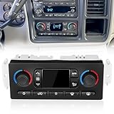 Front A/C Heater Control Switch 599-009 Front Climate Control Module Fit for Chevy Silverado Avalanche...