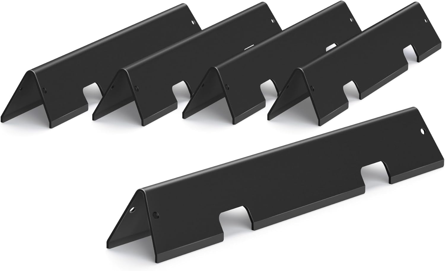 7636 & 67046 Flavorizer Bars for Weber Spirit II E-310 310 300 Grill Parts, Spirit E/S-310 320 330 Part Replacement, 16GA Porcelain-enameled Flavor Bars for Weber Spirit GS4, 15.3” Flame Guards 5 Pack