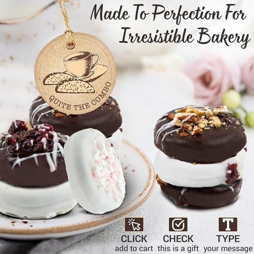 Image of Pastry Perks Cookies Gift Basket 12 Gourmet Chocolate Covered | Christmas Gifts for Women & Men, Mom, Dad, Grandma | Thanksgiving Food Delivery