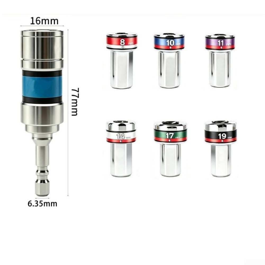Set 8-19mm con Extensor 15° para acero Set 8-19mm con Extensor(1pc)
