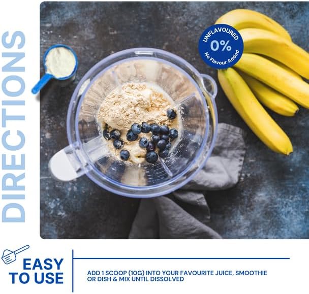 Miniatura 5 de The Intelligent Health Péptidos de colágeno hidrolizados en polvo, alimentados con pasto, alto en proteínas, sin sabor, sin gluten, apto para paleo